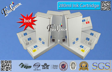 PP 6 Color Refillable Large Format Ink Cartridges For HP T1100 / T1100ps Printer 260ml