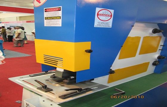 هیدرولیک پانچ و برش Ironworker ماشین، قطب نور ماشین برش 25mm حداکثر