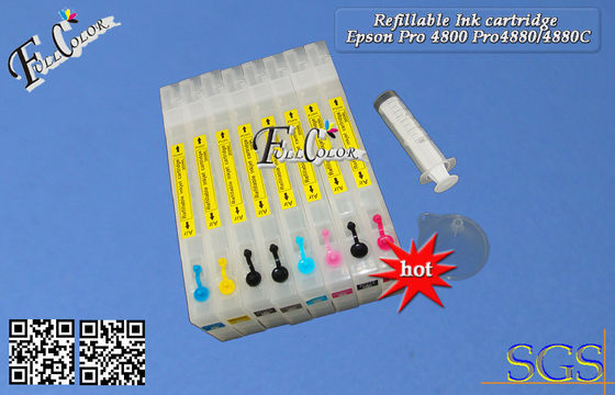 Refillable Cartridge For Epson Pro 4800 Printers Refill Ink Cartridge