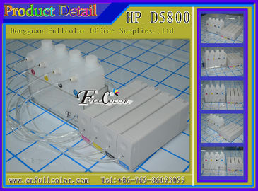 DIY HP81 CISS  Compatible HP Designjet D5800 Printer BK C M Y Continuous Ink Supply System